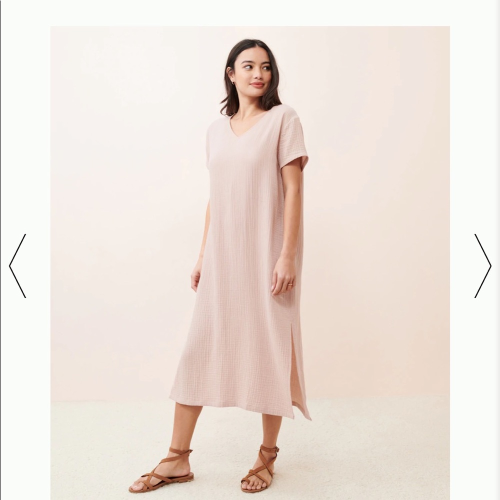 Jenni Kayne Caftan dress- white